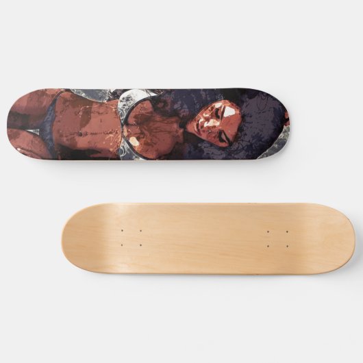 Bikini Girl Persoonlijk Skateboard (Horizontaal)