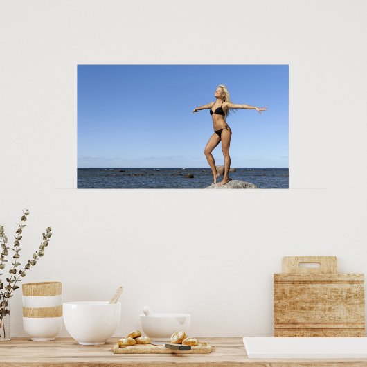Bikini Girl Poster (Keuken)