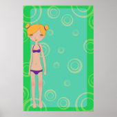 Bikini Girl Poster (Voorkant)