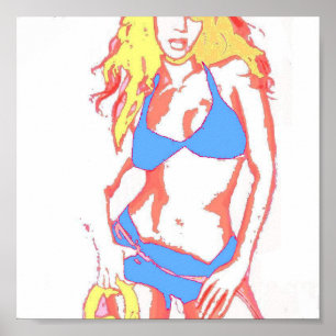 Bikini Girl Poster