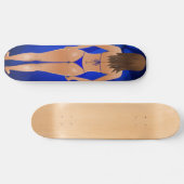 Bikini Girl Skateboard (Horizontaal)