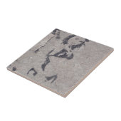 Bikini Girl Street Art Tegeltje (Zijkant)