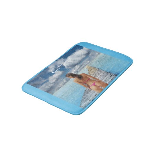 Bikini Girl Thunder_Cove Badmat (Gekanteld)