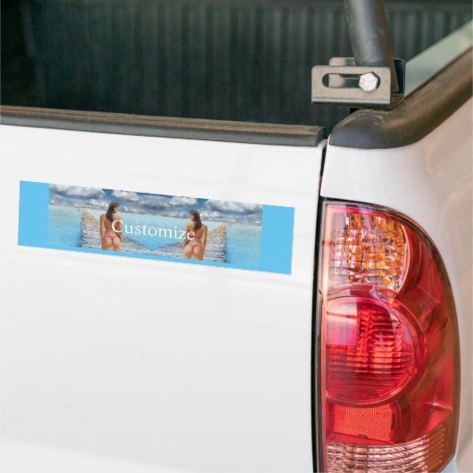Bikini Girl Thunder_Cove Bumpersticker (Op Truck)