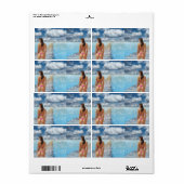Bikini Girl Thunder_Cove Etiket (Full Sheet)