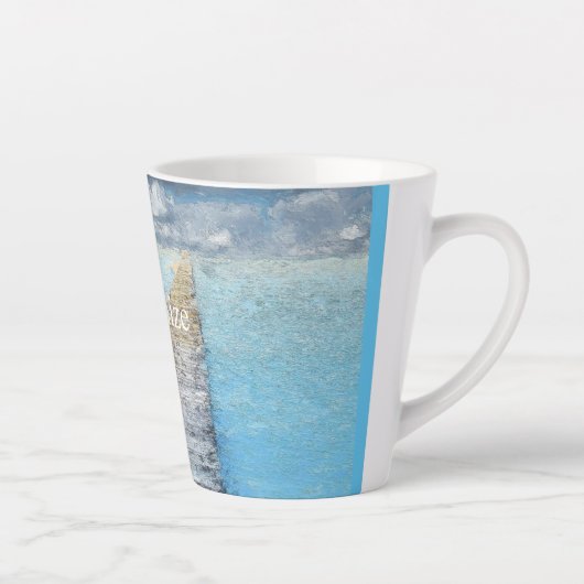 Bikini Girl Thunder_Cove Latte Mok (Rechts)