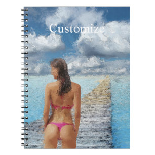 Bikini Girl Thunder_Cove Notitieboek