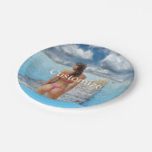 Bikini Girl Thunder_Cove Papieren Bordje (Gekanteld)