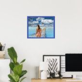 Bikini Girl Thunder_Cove Poster (Thuiskantoor)