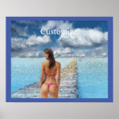 Bikini Girl Thunder_Cove Poster (Voorkant)