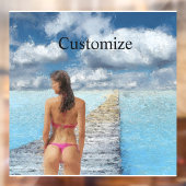 Bikini Girl Thunder_Cove Raamsticker (Vel 2)