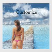 Bikini Girl Thunder_Cove Raamsticker (Vel)