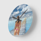 Bikini Girl Thunder_Cove  Ronde Klok (Hoek)