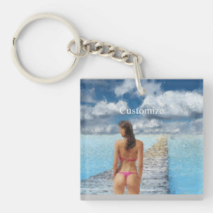Bikini Girl Thunder_Cove Sleutelhanger