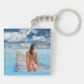 Bikini Girl Thunder_Cove Sleutelhanger (Achterkant)