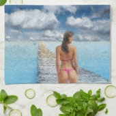 Bikini Girl Thunder_Cove Theedoek (Gevouwen)