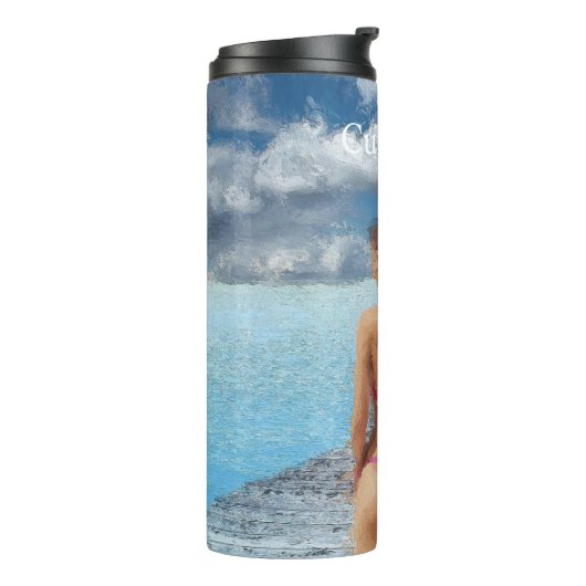 Bikini Girl Thunder_Cove Thermosbeker (Gedraaid links)