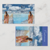 Bikini Girl Thunder_Cove Visitekaartje (Voorkant / Achterkant)
