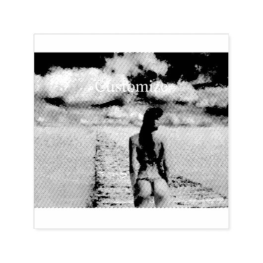 Bikini Girl Thunder_Cove Zelfinktende Stempel (Design)