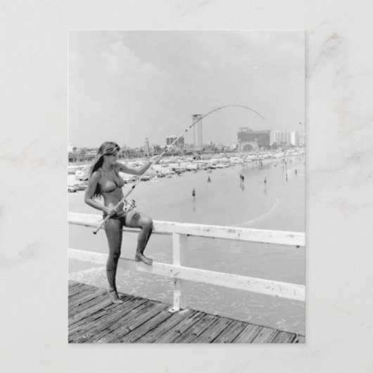 Bikini girl Vist Daytona Beach Florida Briefkaart (Voorkant)