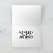 BIKINI GIRLS COMPLIMENTAIRE FUN CARD VOOR HEM FEESTDAGEN KAART (Binnen)