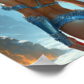 Bikini Godin van vuur en ijs Poster (Hoek)