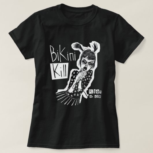 bikini kill band punk45.png t-shirt (Design voorkant)