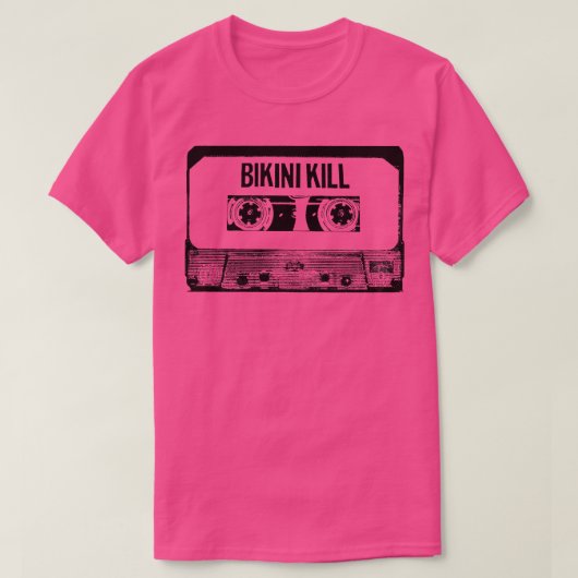 Bikini Kill Cassettebandje T-shirt (Design voorkant)