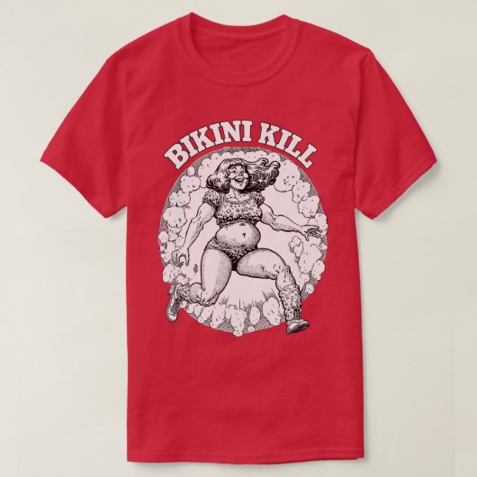 Bikini Kill Originele Fan Artwork T-shirt (Design voorkant)