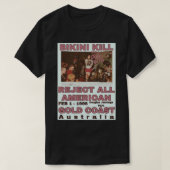 Bikini Kill verwerpt het Amerikaanse goudkustse Po T-shirt (Design voorkant)