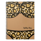 Bikini Leopard Print Notitieboek (Voorkant)