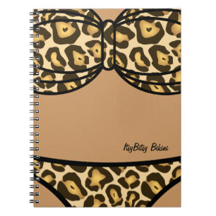 Bikini Leopard Print Notitieboek