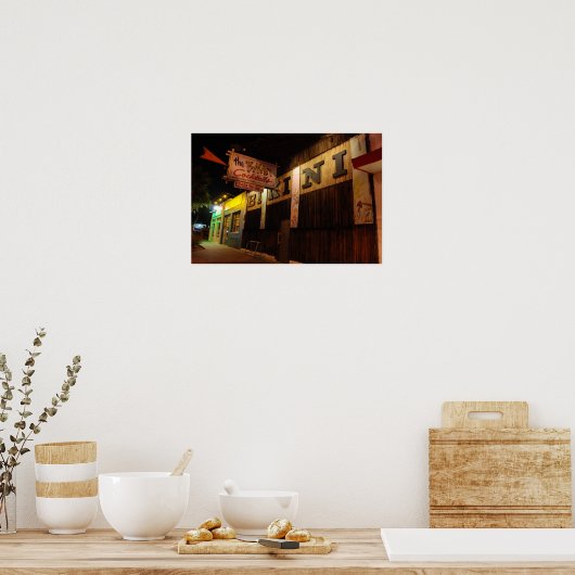 Bikini Lounge Poster (Keuken)