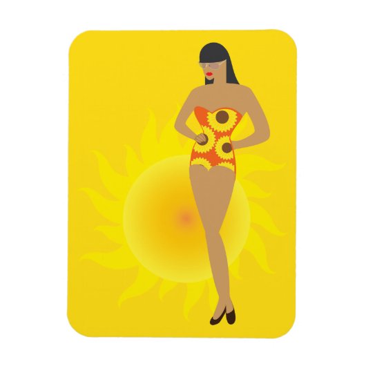 Bikini Meisje Magneet (Verticaal)