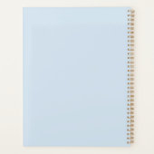 Bikini Meisje Poseren in het Zee bij zonsondergang Planner (Achterkant)