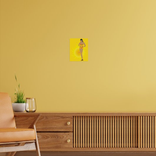 Bikini Meisje Poster (Woonkamer 2)