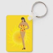 Bikini Meisje Sleutelhanger (Achterkant)