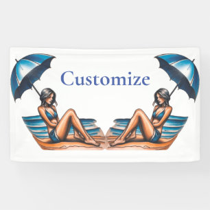 Bikini Meisje Strand Napping Thunder_Cove Spandoek