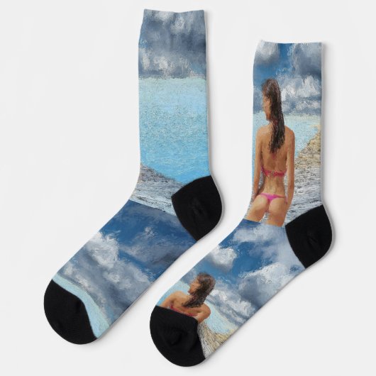 Bikini Meisje Thunder_Cove Sokken (Links)