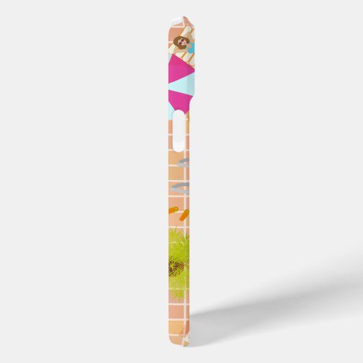 Bikini meisjes en jongens spelen zwembad spel Case-Mate iPhone case (Achterkant / Rechts)