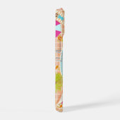 Bikini meisjes en jongens spelen zwembad spel iPhone 15 case (Rechterkant)