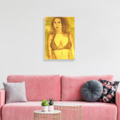 bikini-meisjeskunst canvas afdruk (Insitu (Woonkamer))