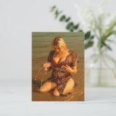 Bikini mode Model Photo Briefkaart (Staand voorkant)