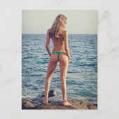 Bikini-model Briefkaart (Voorkant)