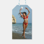 Bikini Model Dansend Thunder_Cove Cadeaulabel (Voorkant)