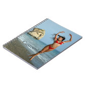 Bikini Model Dansend Thunder_Cove Notitieboek (Linkerzijde)