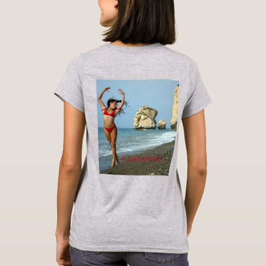 Bikini Model Dansend Thunder_Cove T-shirt (Achterkant)