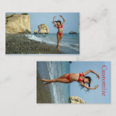 Bikini Model Dansend Thunder_Cove Visitekaartje (Voorkant / Achterkant)