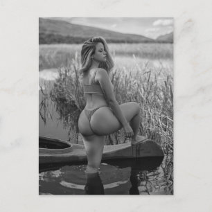 Bikini Model Photo Briefkaart