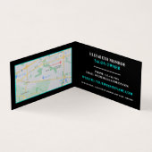 Bikini Model, Tanning Salon Gedetailleerde Loyalty Visitekaartje (Binnen)